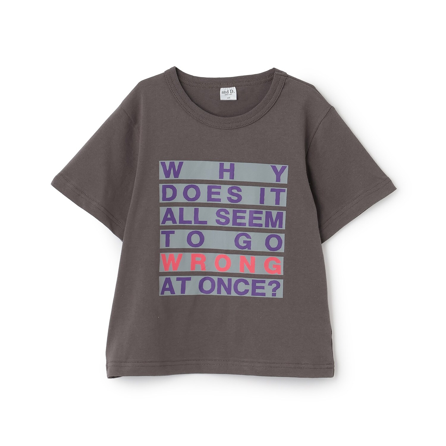 【綿100%】マーカーロゴ半袖T