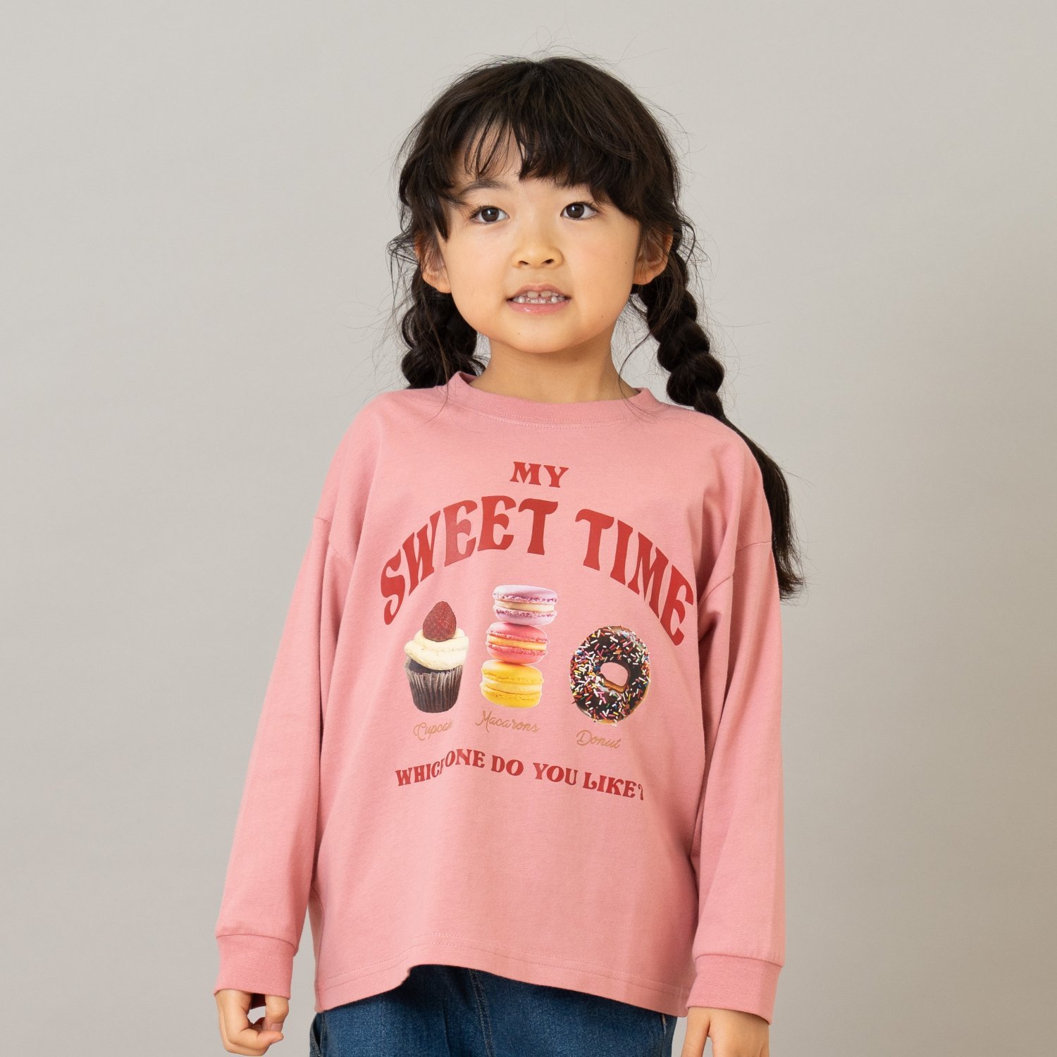 【親子リンク】【綿100】【365D.】アソート転写ワイドロンT