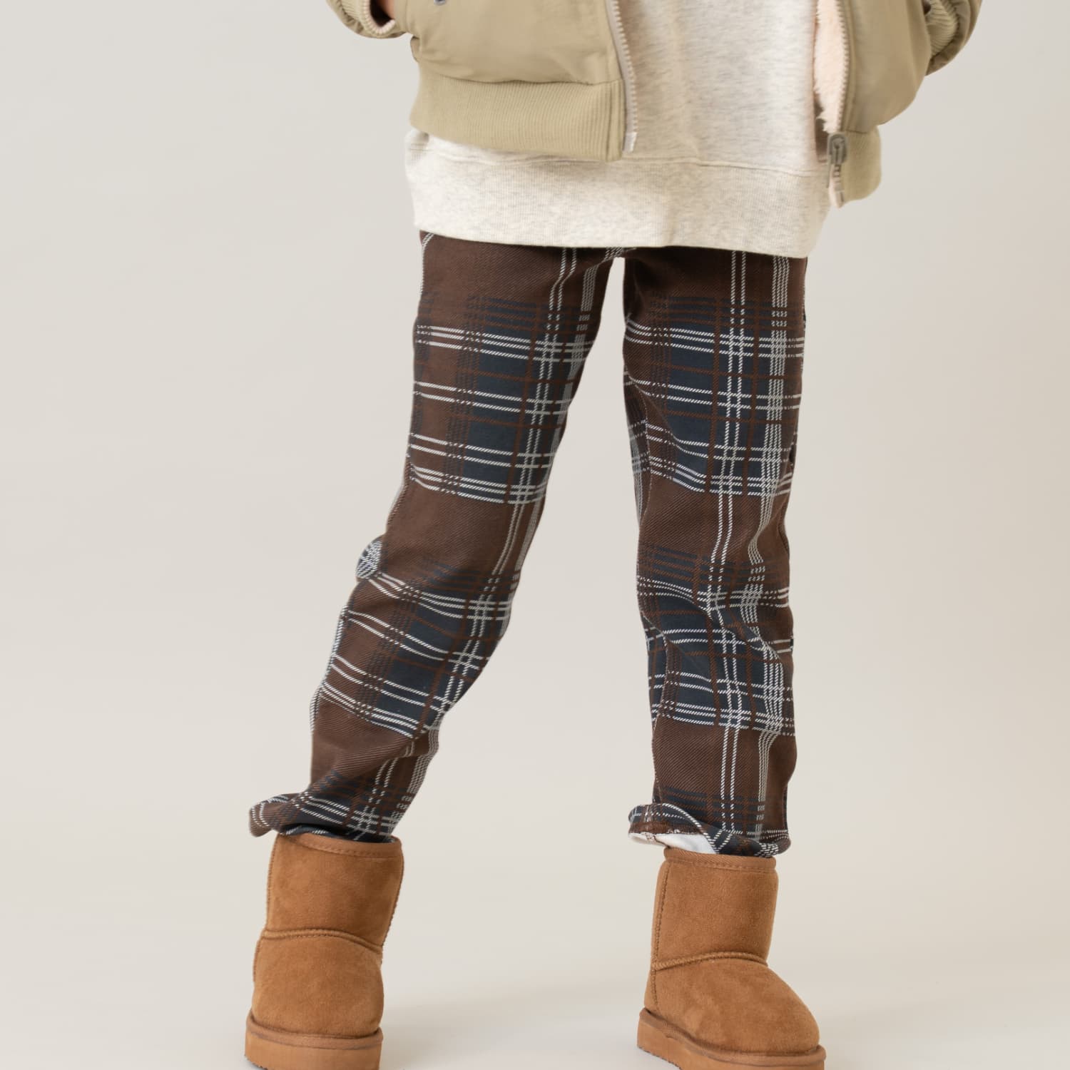 フワモチスキニー柄パンツ