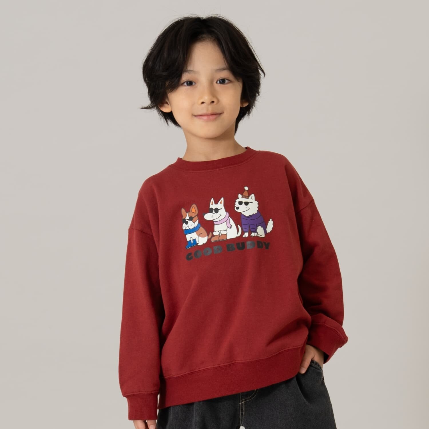 【ご好評につき再入荷！】【365D.】スウェットOFUZAKE 柄ワイドプルオーバー/トレーナー