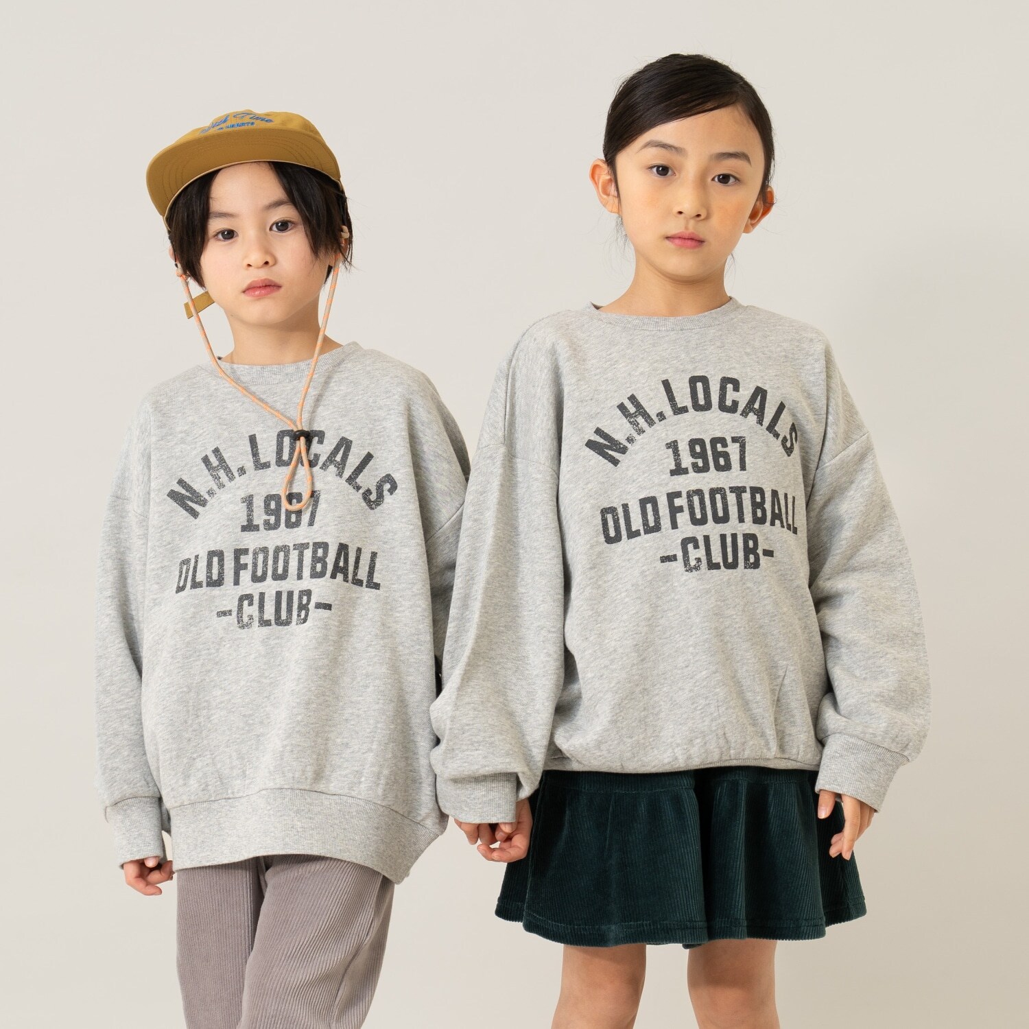 アメカジロゴプリントトレーナー