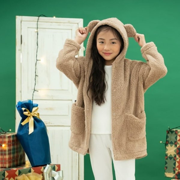 ふわもこフリースパーカー