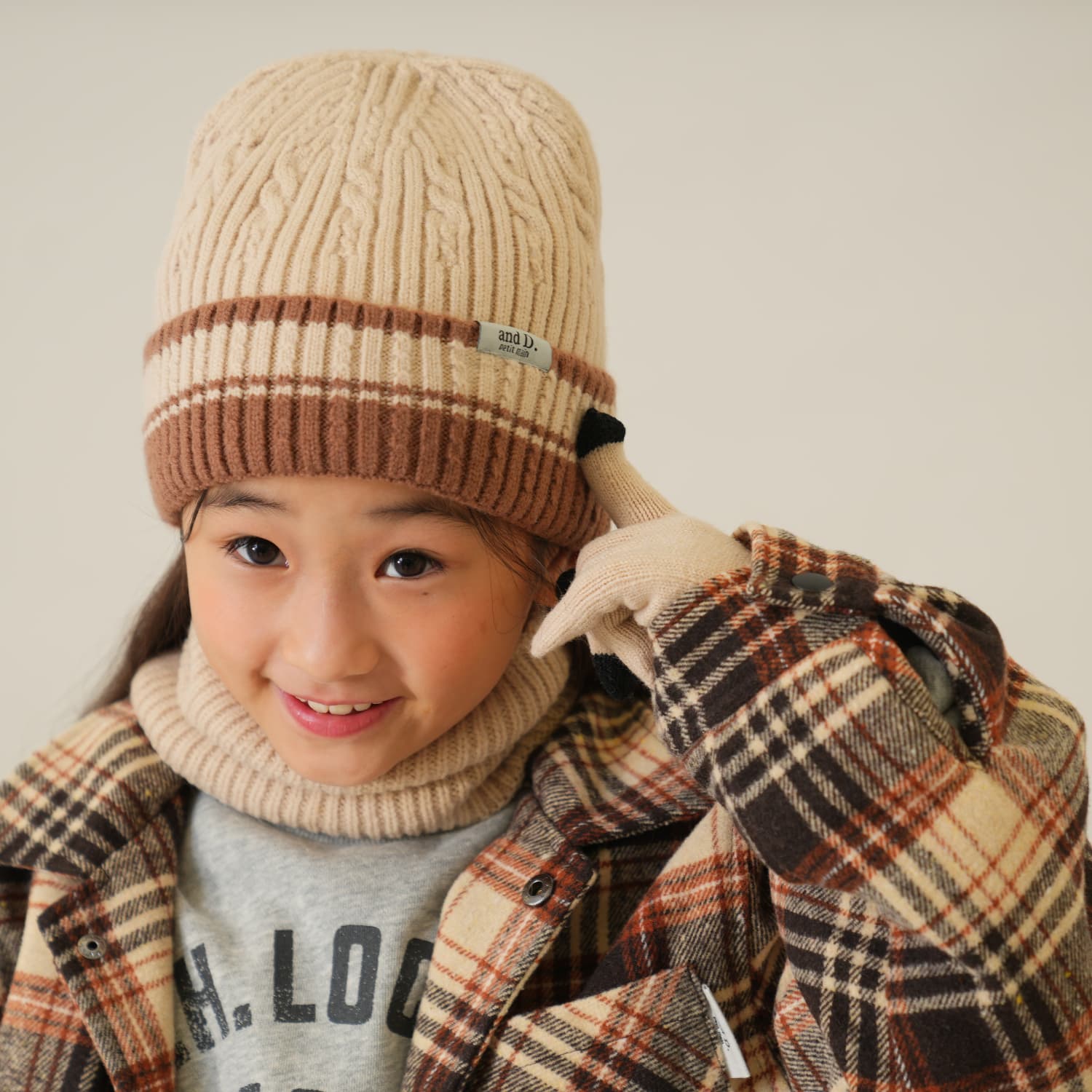 ニットGOODSセット/ネックウォーマー/手袋/ニット帽