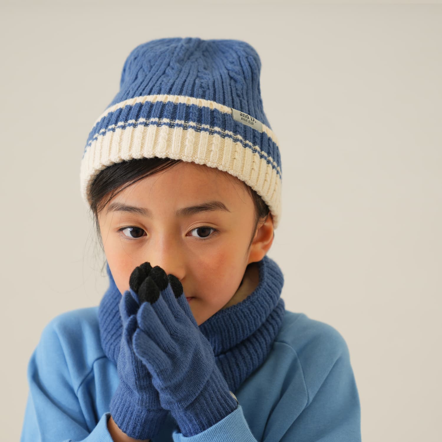 ニットGOODSセット/ネックウォーマー/手袋/ニット帽