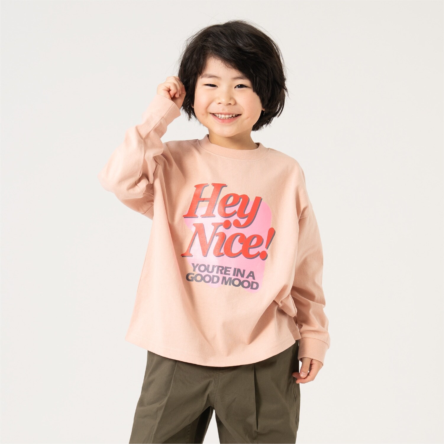 【親子リンク】【綿100%】【365D】ストリートロゴロンT