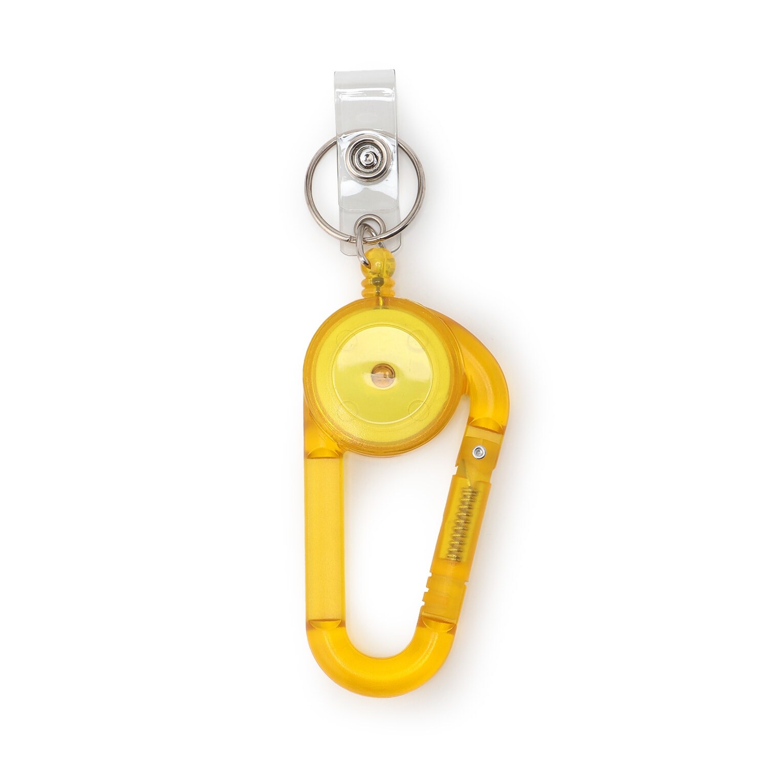 リール付きカラフルカラビナ