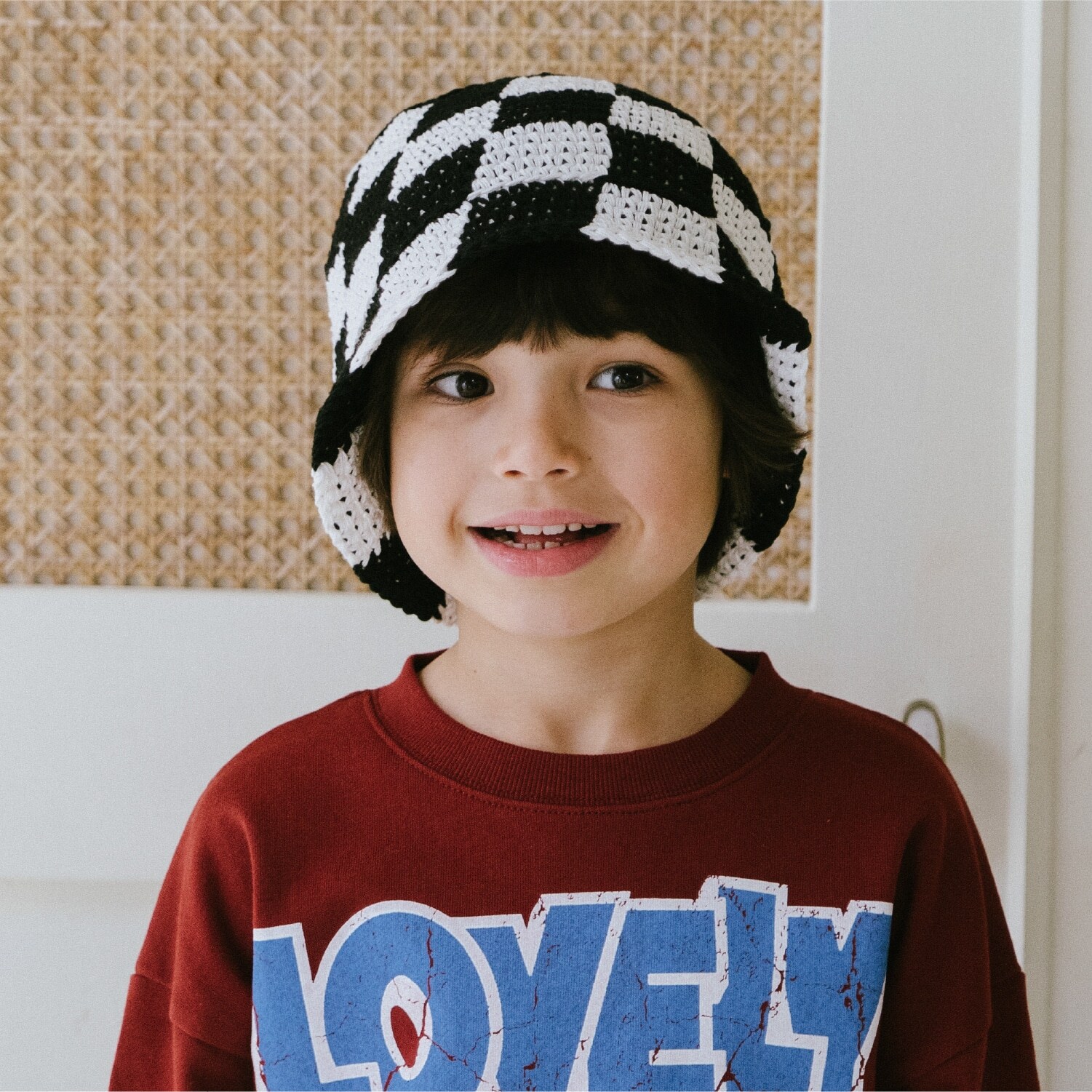 クロシェニットバケットハット