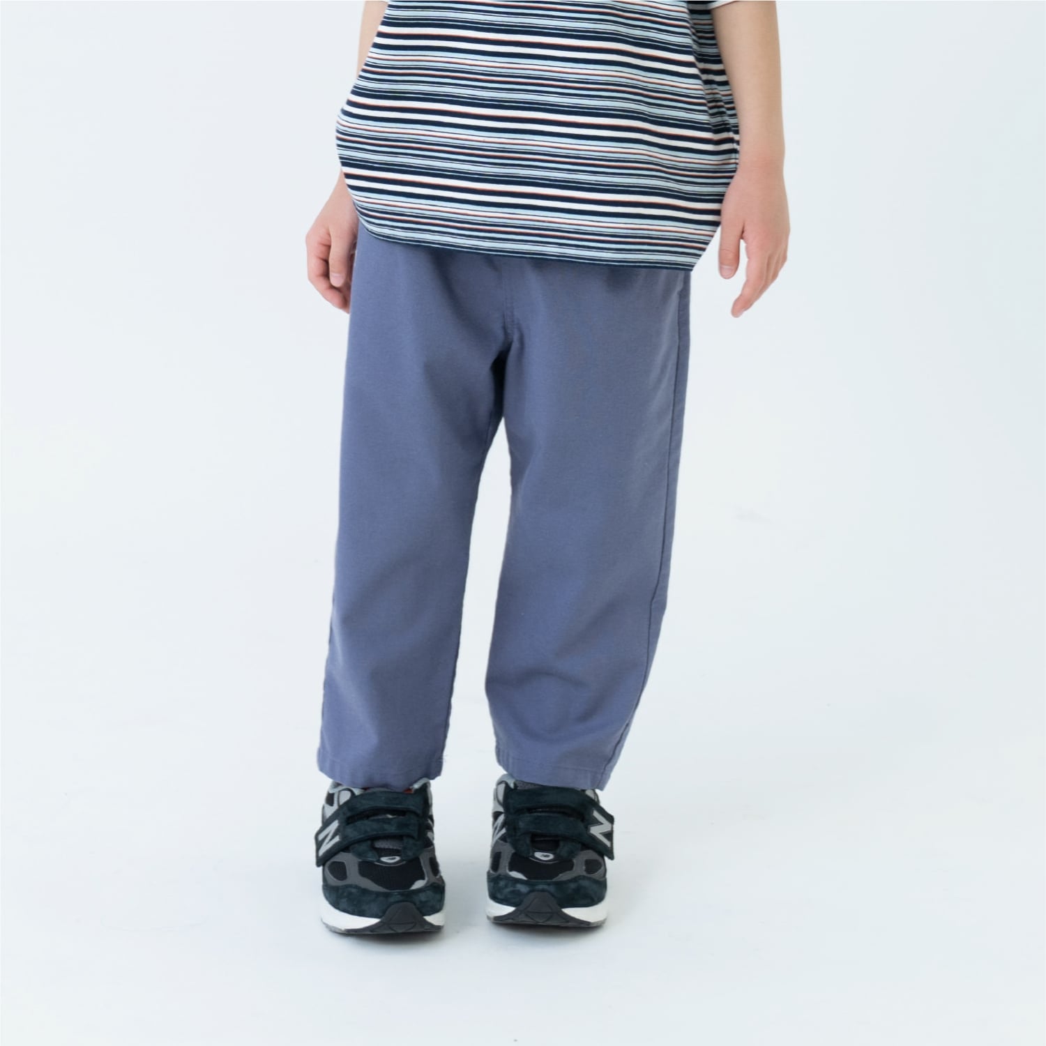 タック入り８分丈クロップドパンツ