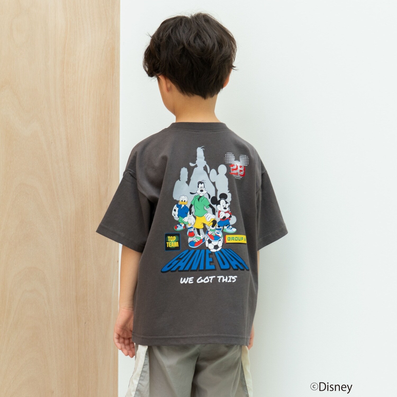 【親子リンク】【Disney】サッカー半袖Tシャツ