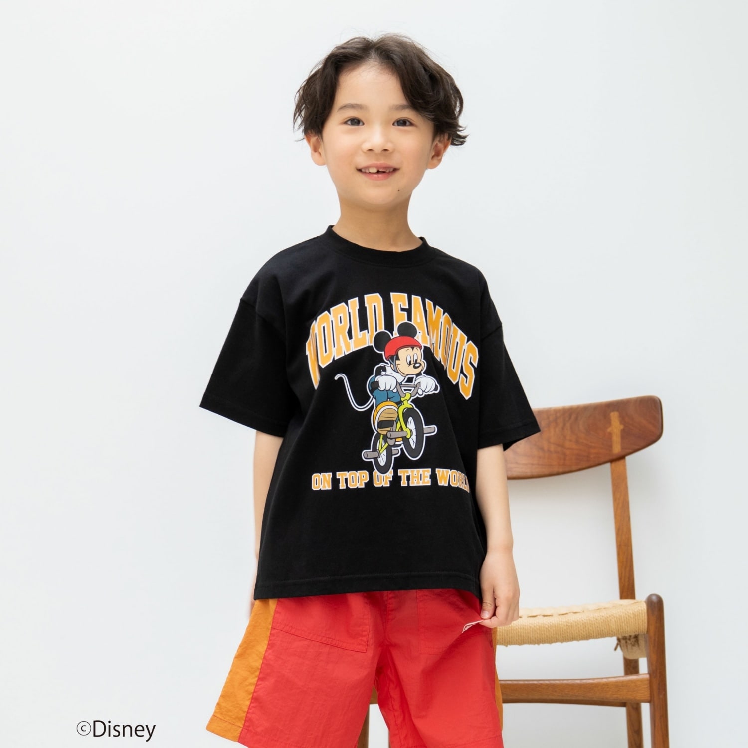 【親子リンク】【Disney】スポーツ半袖Tシャツ