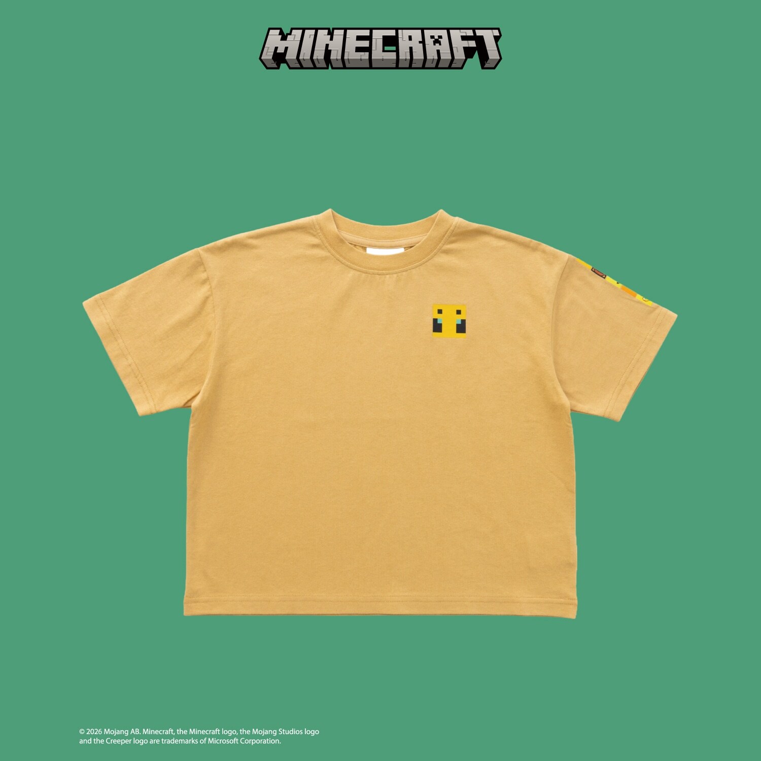 【マインクラフト】MOBアイコンカラーリングTシャツ