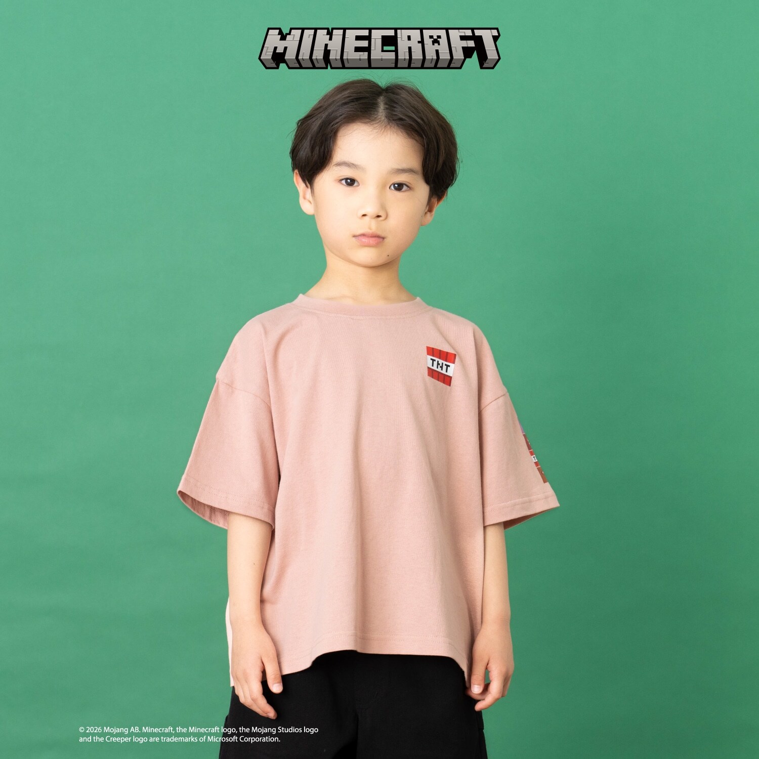 【マインクラフト】MOBアイコンカラーリングTシャツ