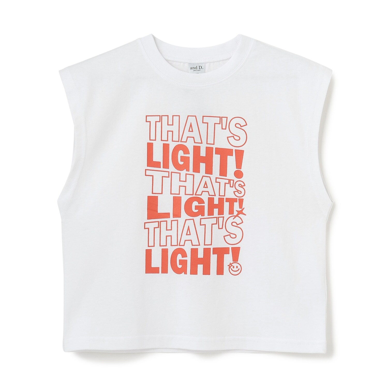ロゴプリントタンクTシャツ