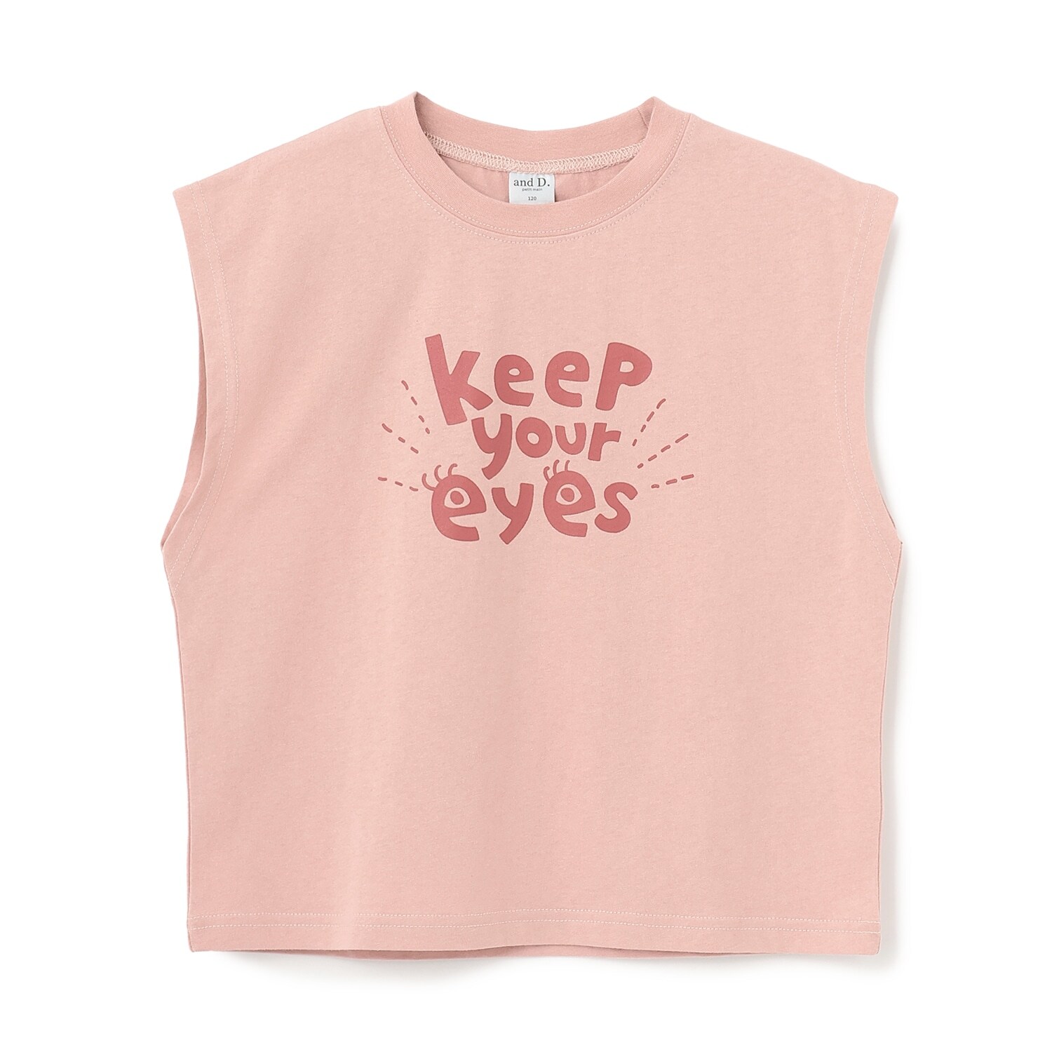 ロゴプリントタンクTシャツ