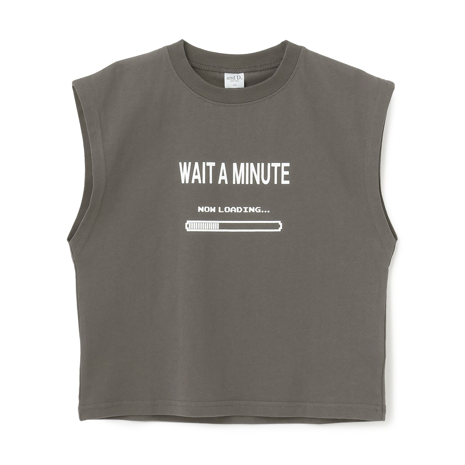 ロゴプリントタンクTシャツ