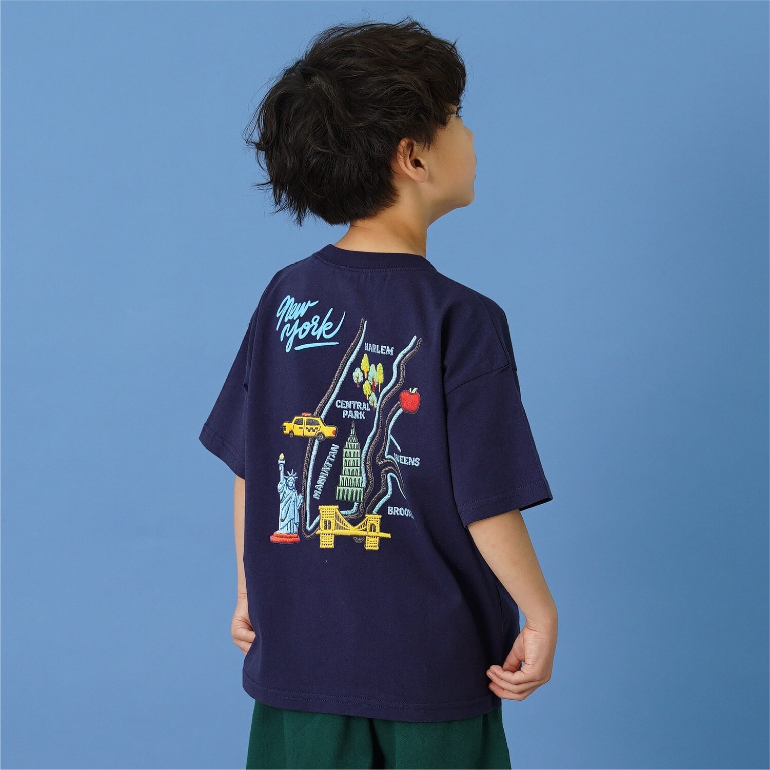 アソートスカジャン風半袖Tシャツ
