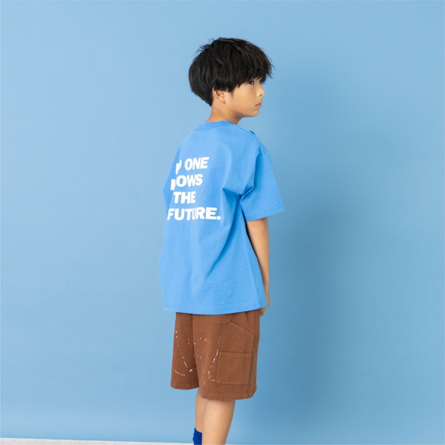 【綿100】【365D.】メッセージバックBIGロゴ半袖Tシャツ