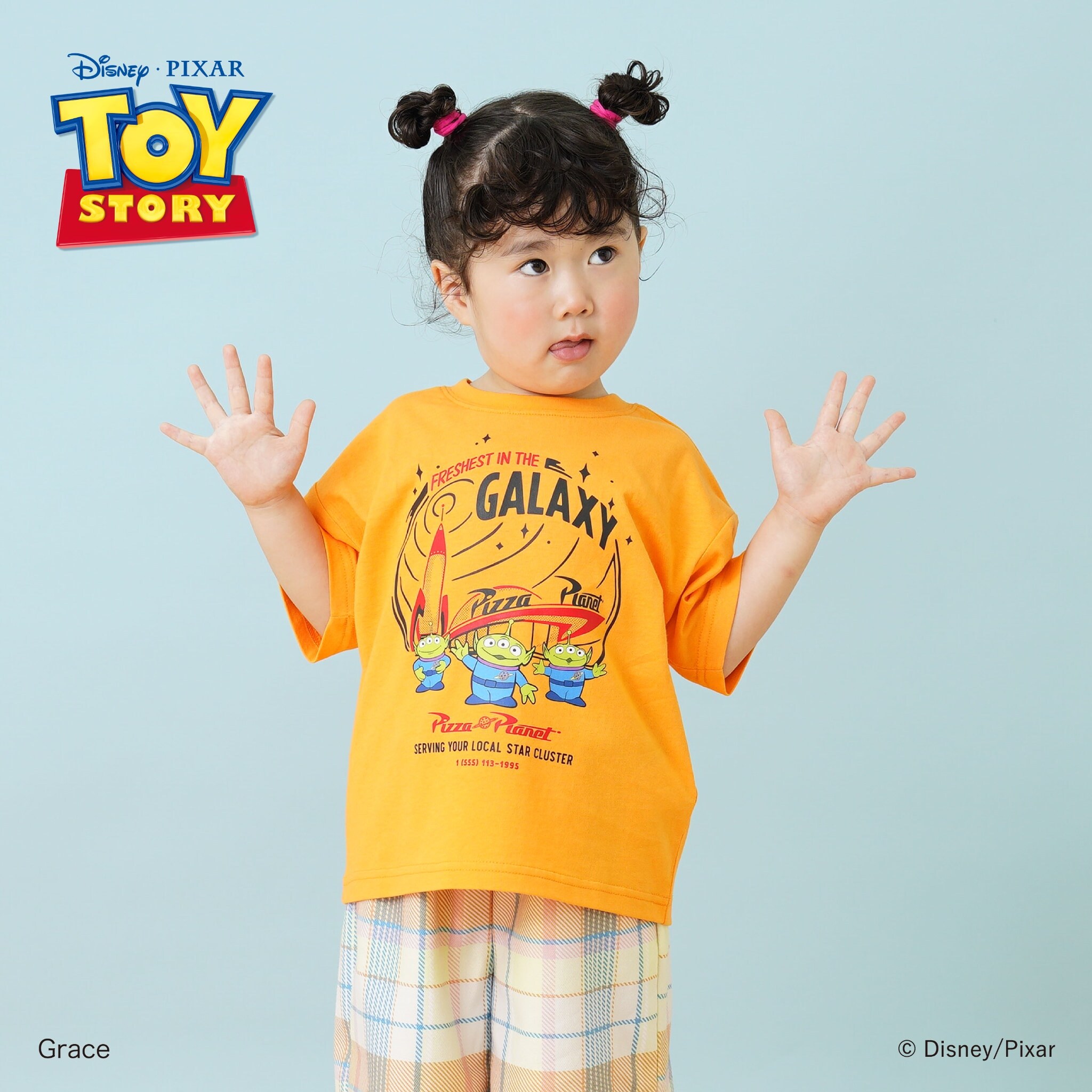 【DISNEY/PIXAR】トイ・ストーリー/エイリアンワイド半袖Tシャツ