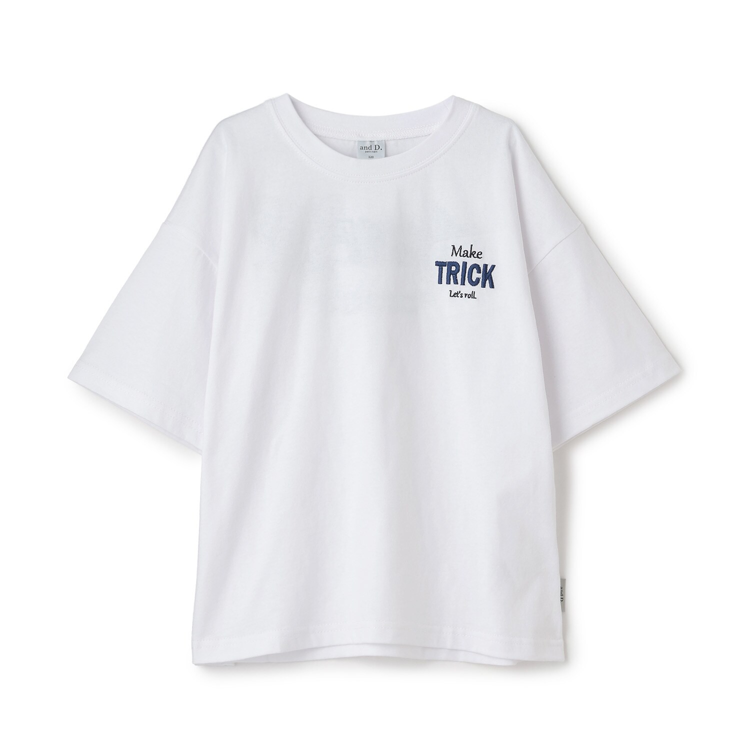 【親子リンク】バックロゴ刺繍ビック半袖TEE