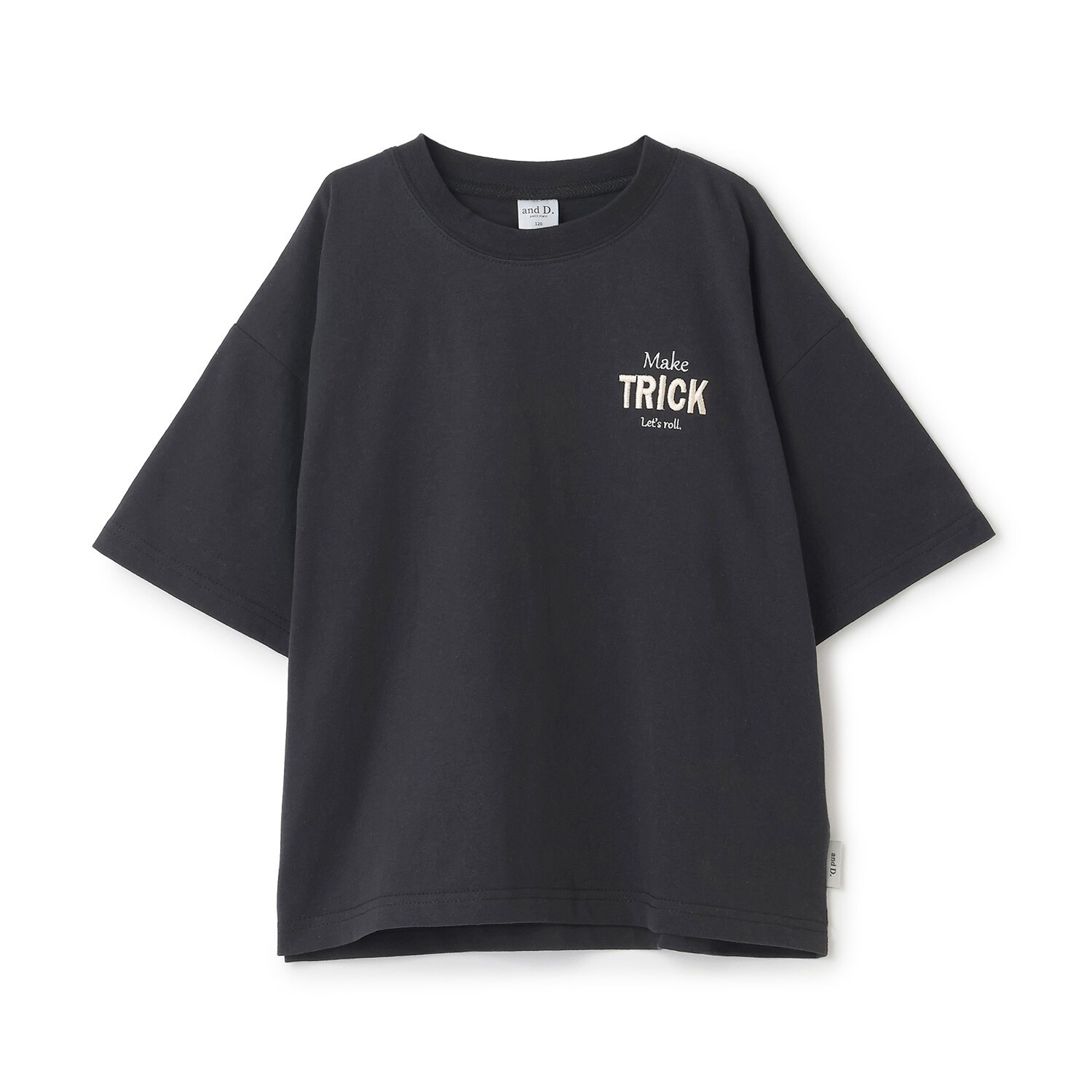 【親子リンク】バックロゴ刺繍ビック半袖TEE