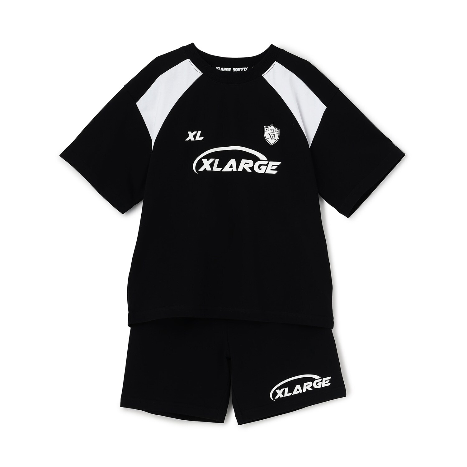 【人気商品再入荷】【直営店で取り扱い無し】ユニフォーム風半袖セットアップ