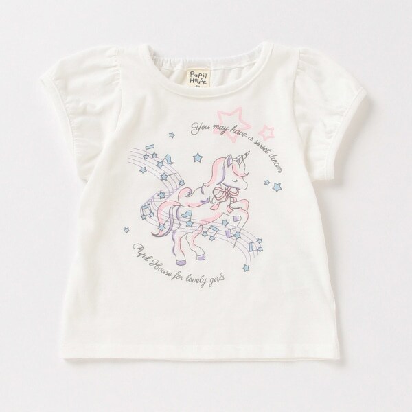 ユニコーンプリントTシャツ