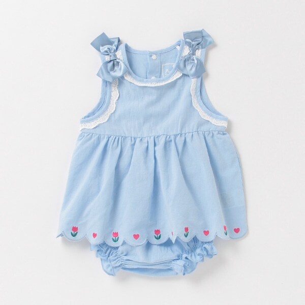 スカラップチュニック×ブルマセット