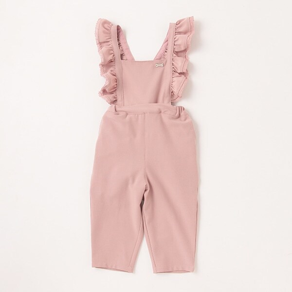 肩フリルサロペット