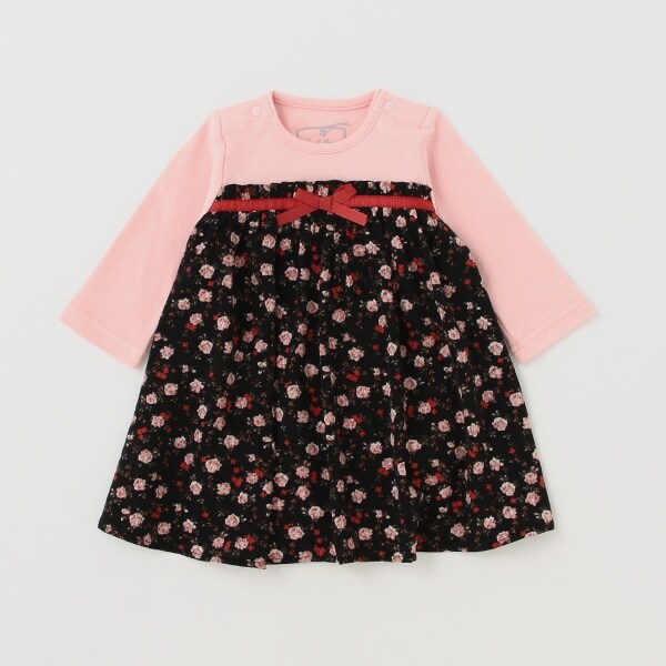 花ドッキングロンパース