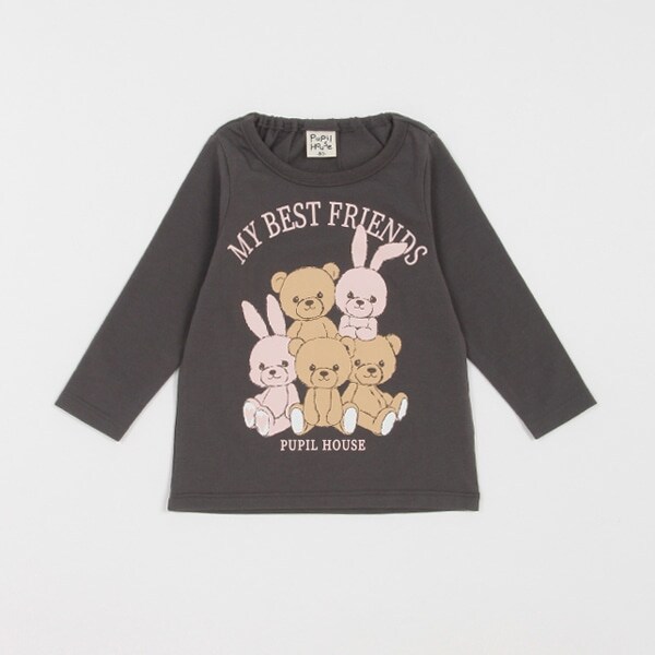 ぬいぐるみ長袖Tシャツ