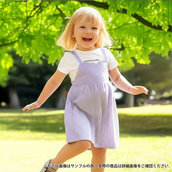 【セットアイテム】ショート丈Tシャツ・ギンガムチェックワンピ