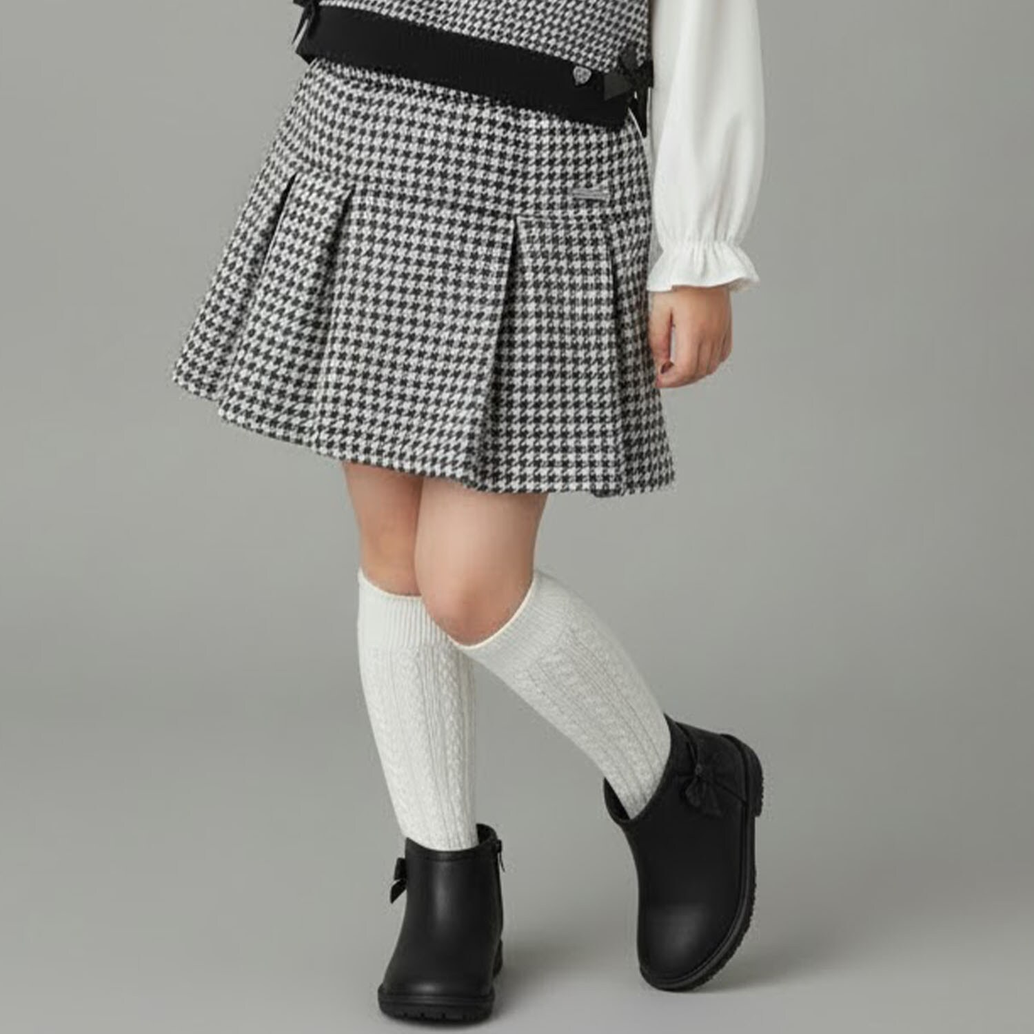 【セットアップ対応可】プリーツスカパン