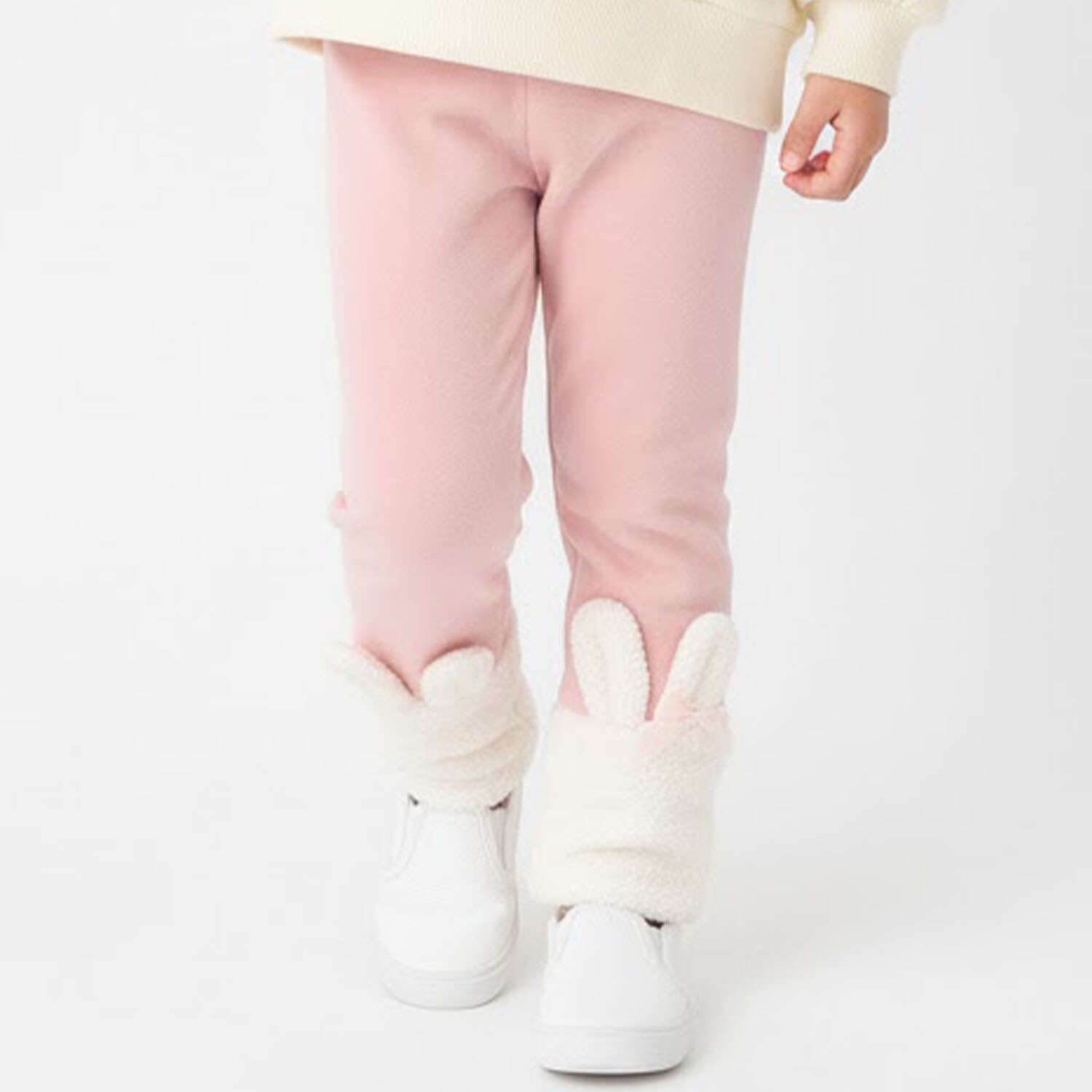 裾ボアアニマルレギンス