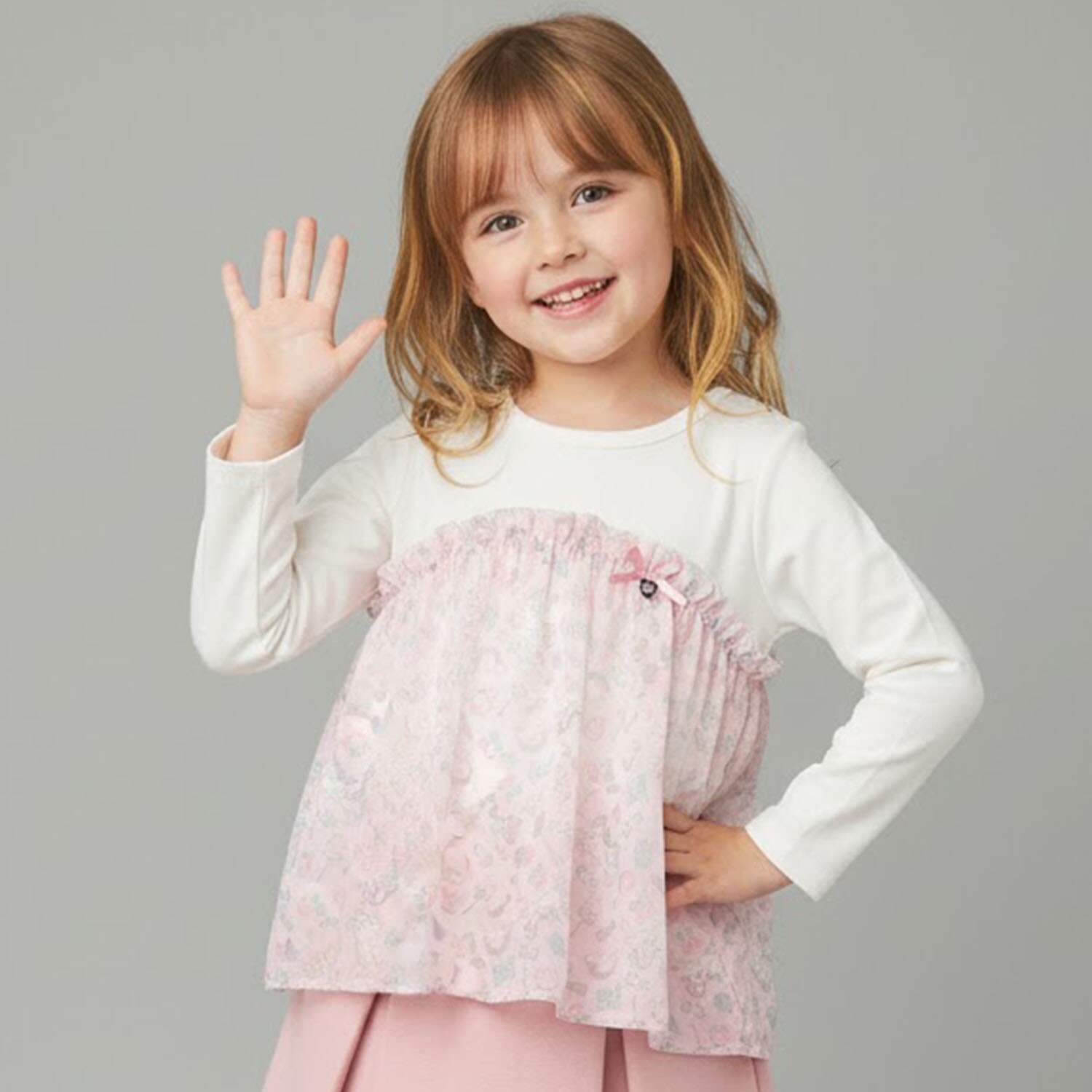 ユニコーンモチーフドッキングTシャツ