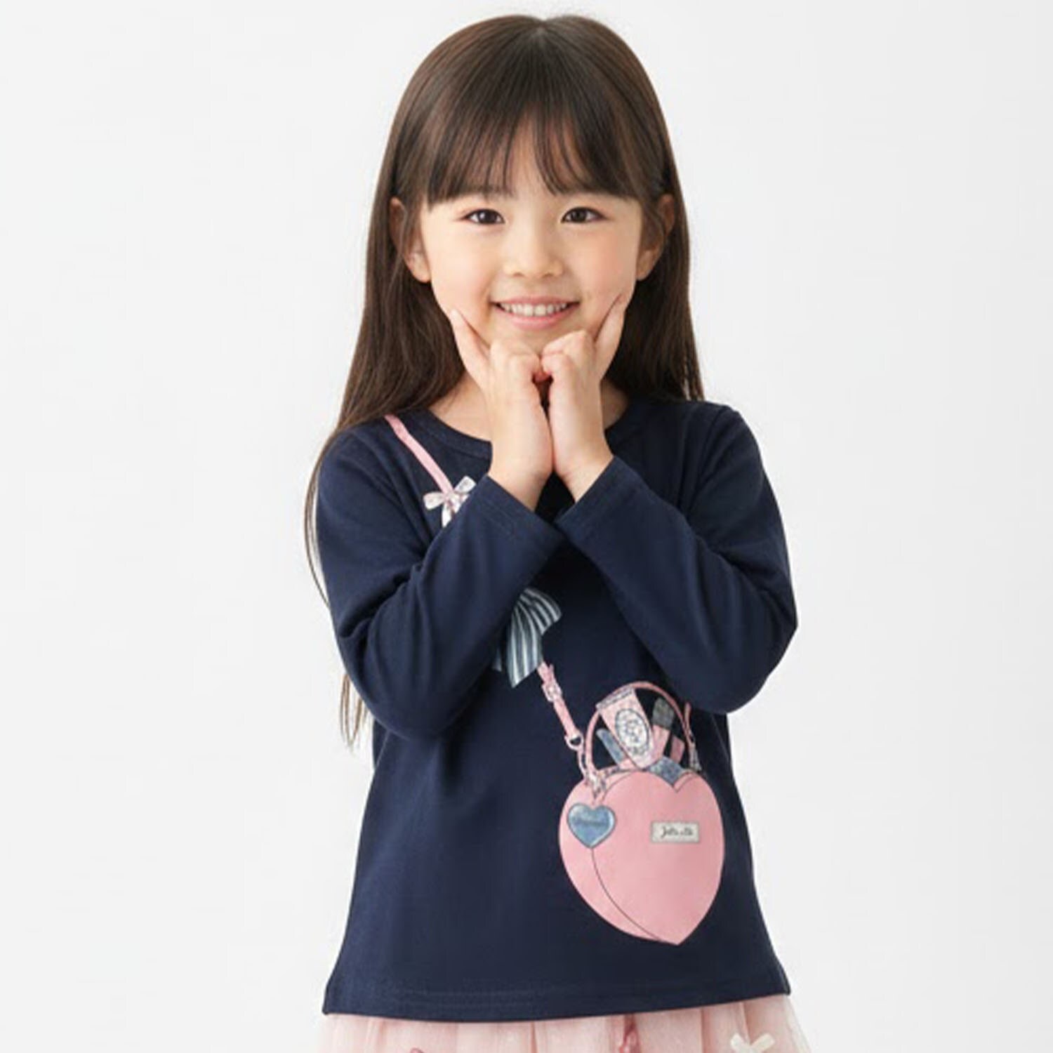 【990★ITEM】ハートポシェットモチーフTシャツ