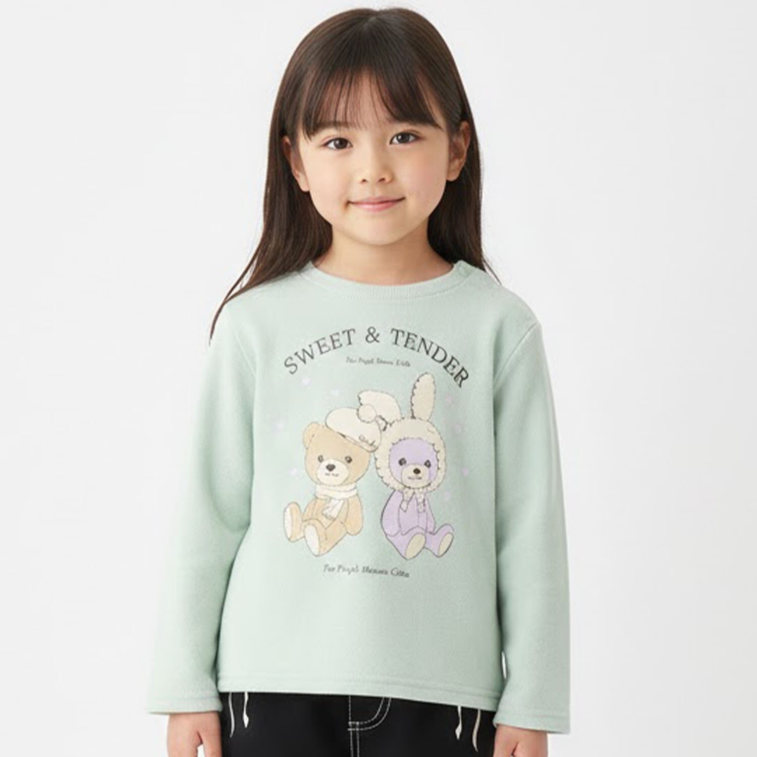 クマ&ウサギ裏毛プルオーバー