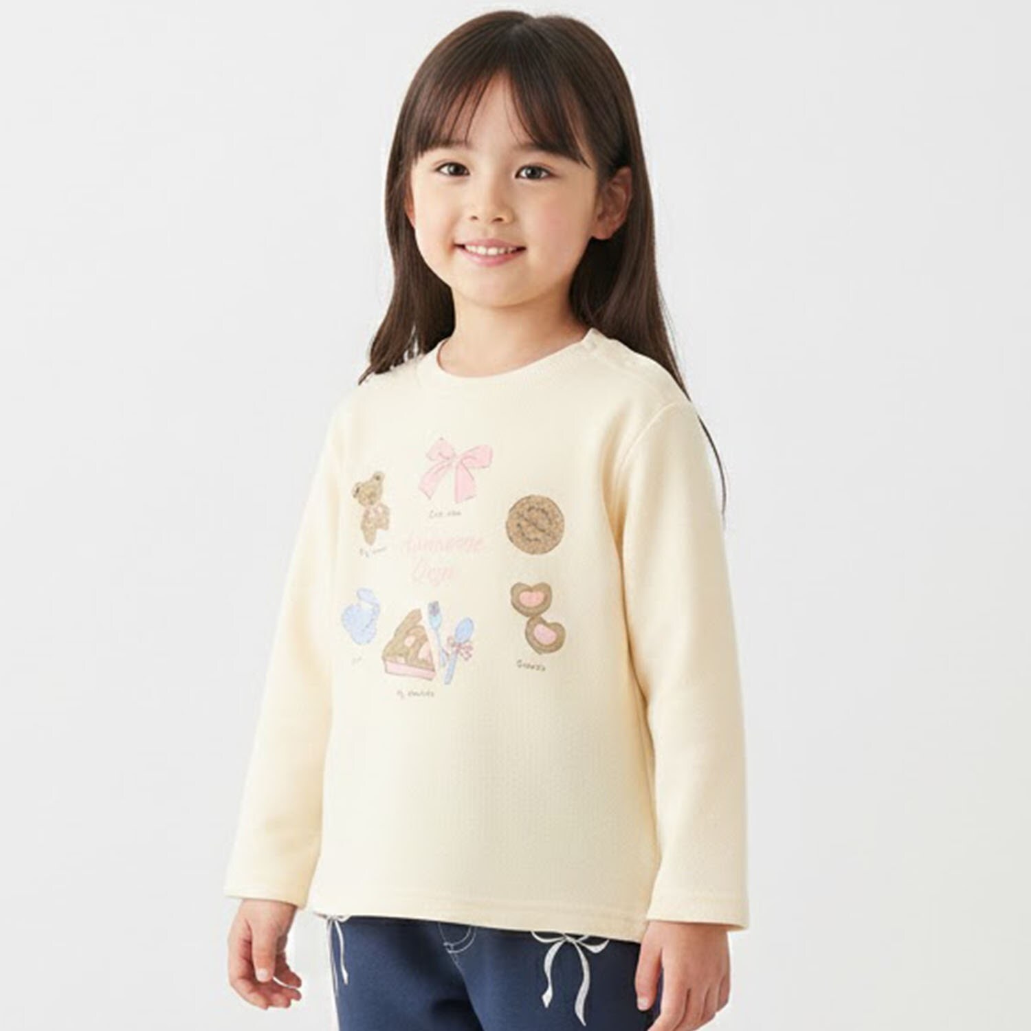 スイーツモチーフ裏毛プルオーバー