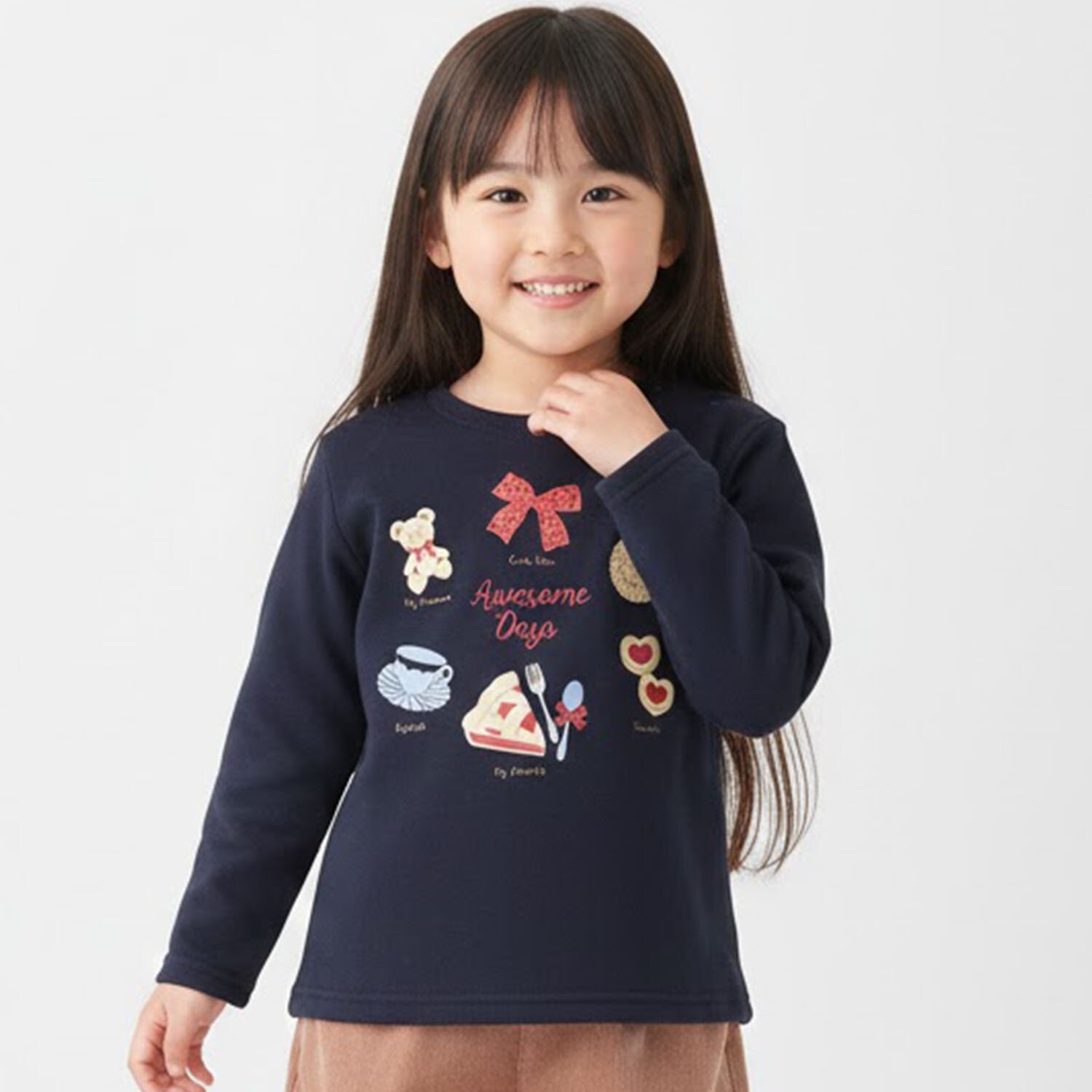 スイーツモチーフ裏毛プルオーバー