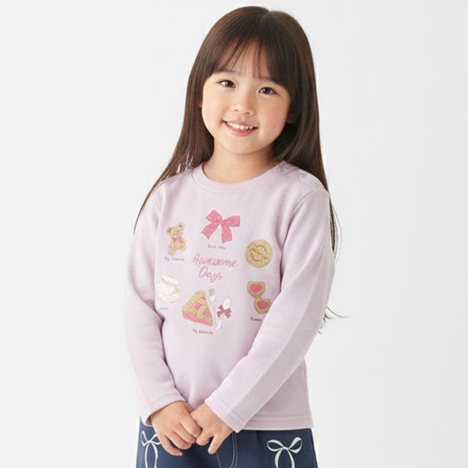 スイーツモチーフ裏毛プルオーバー