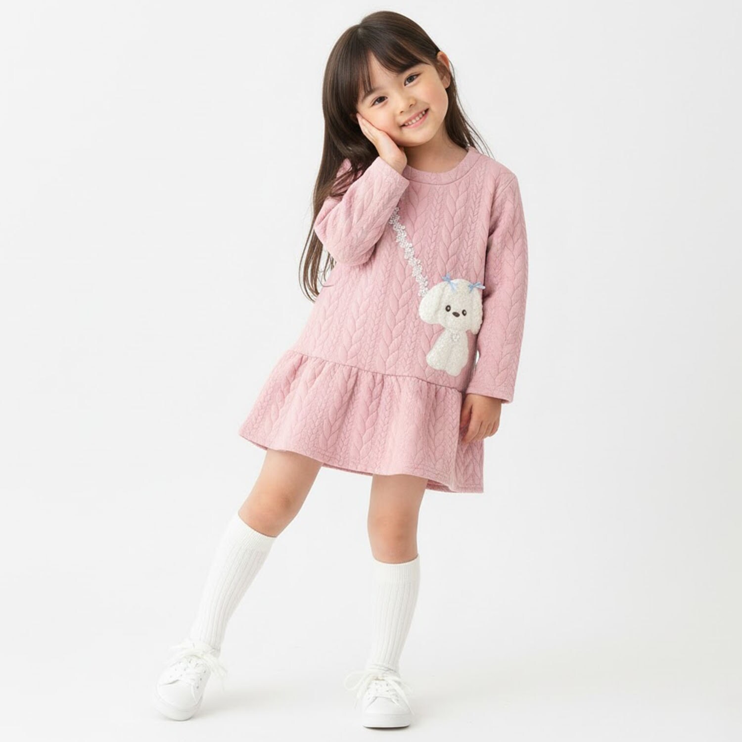 プードルキルトワンピース