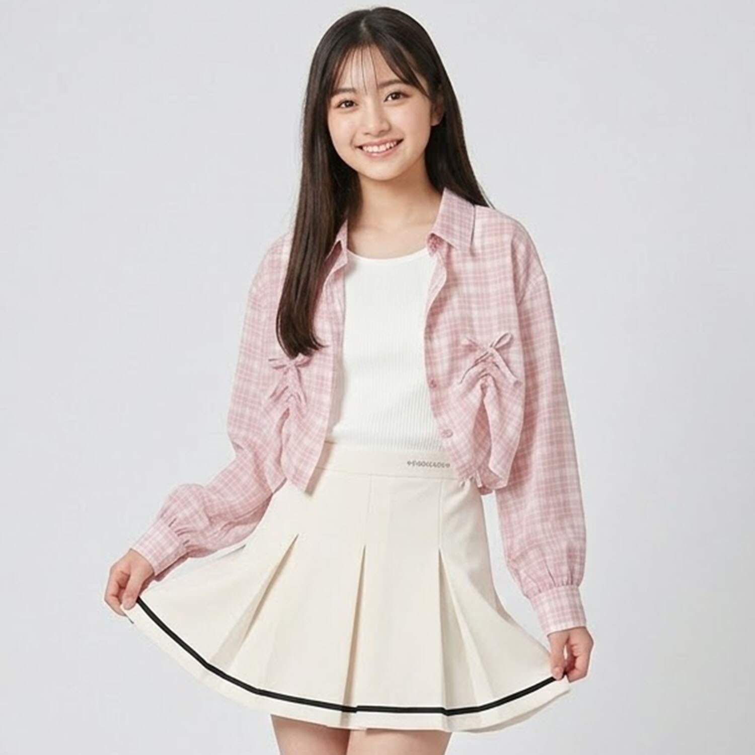 【milky coast】ボックスプリーツスカート