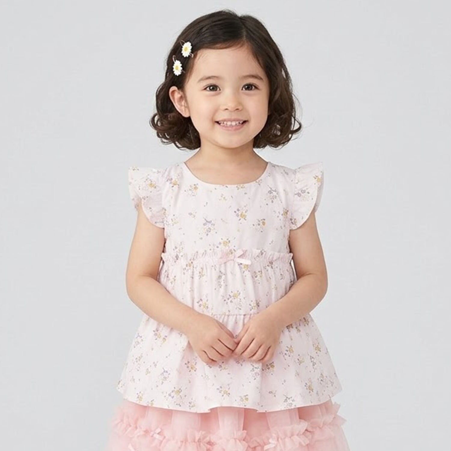 花柄チュニック