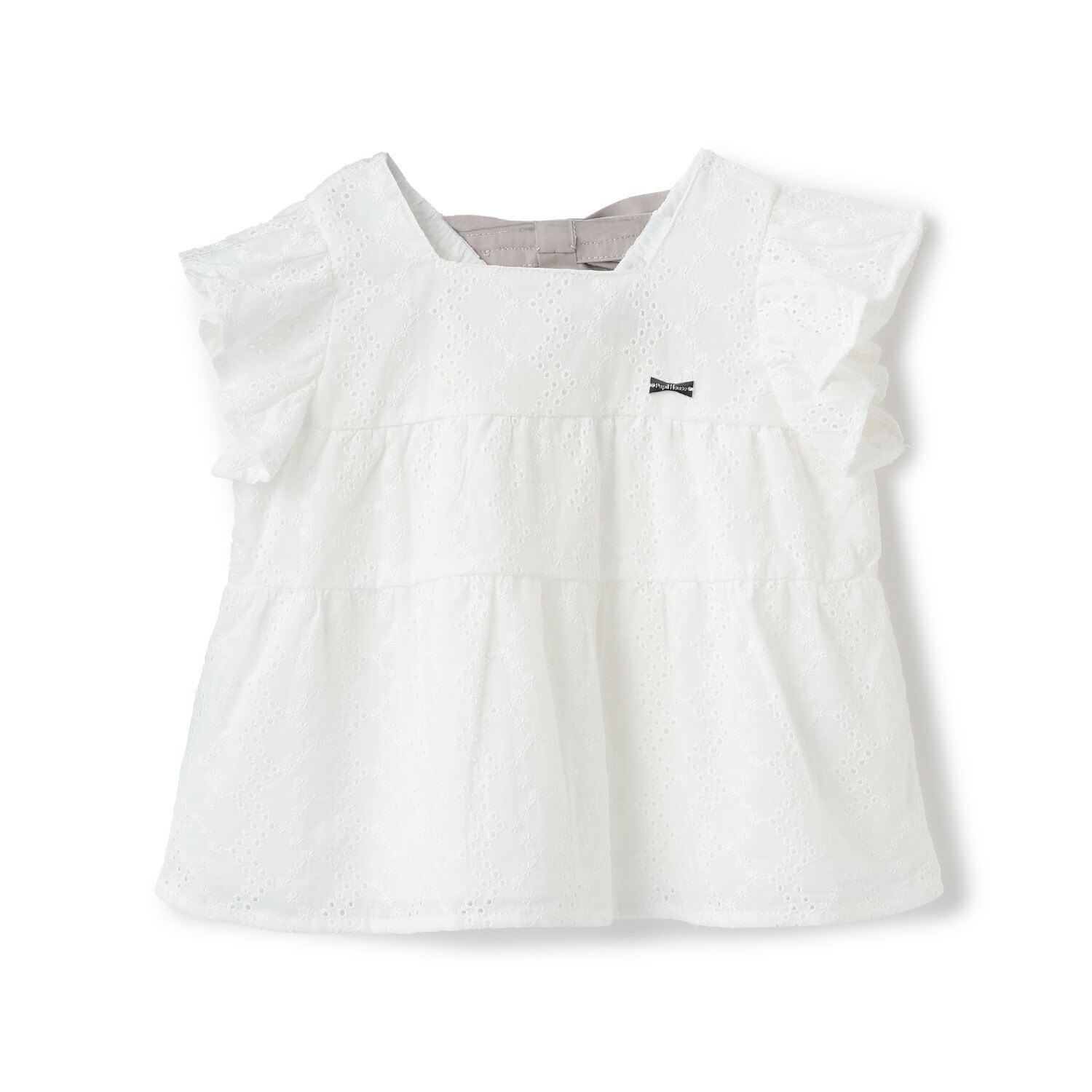 バイカラーリボンチュニック