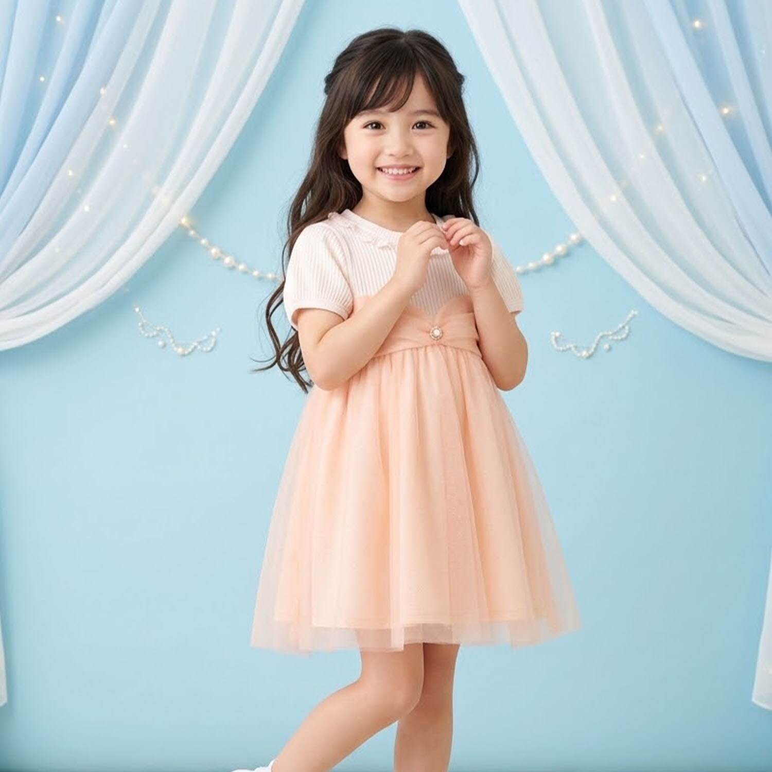 ラメチュールプリンセスドレスワンピース
