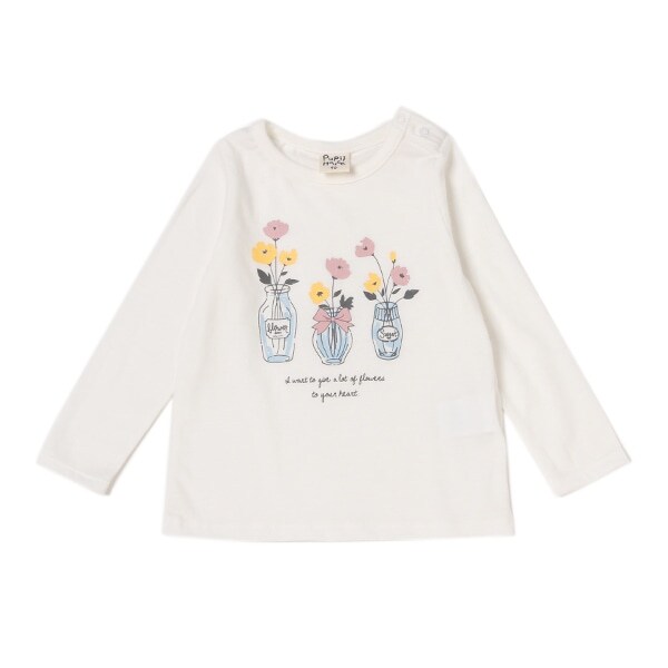 お花イラストTシャツ