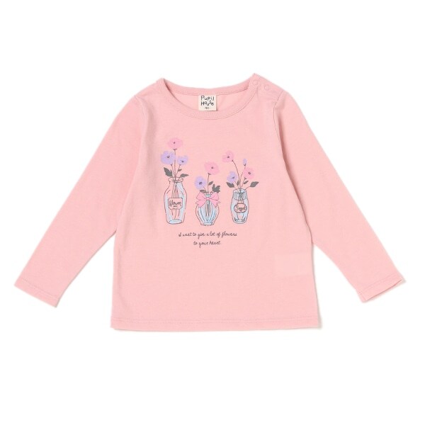 お花イラストTシャツ