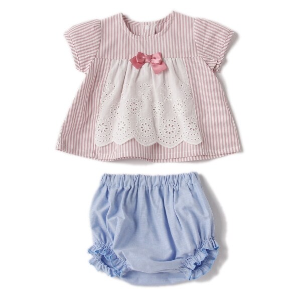 ストライプTシャツ×ブルマセット