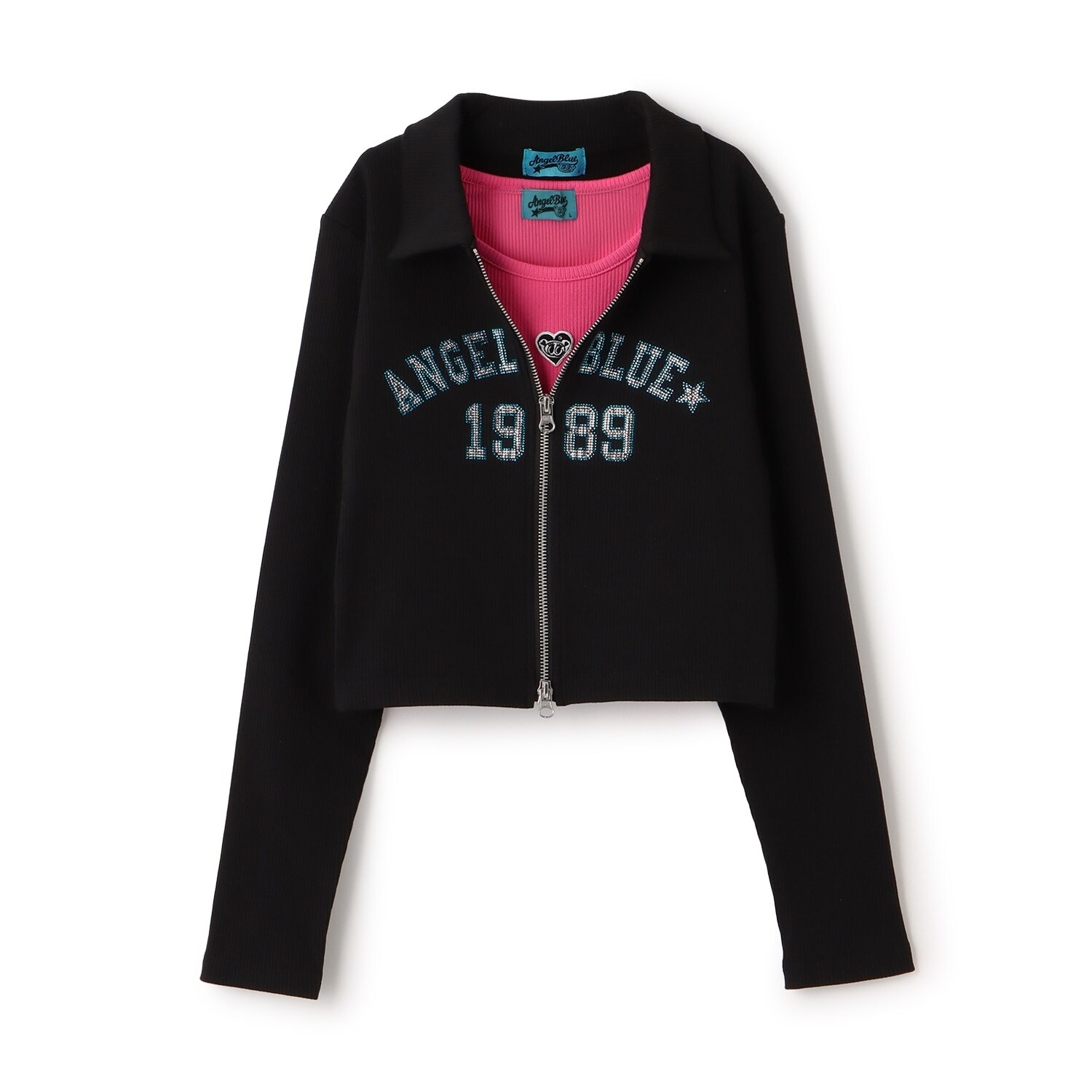 【エンジェルブルー】ダブルジッフカーデセット