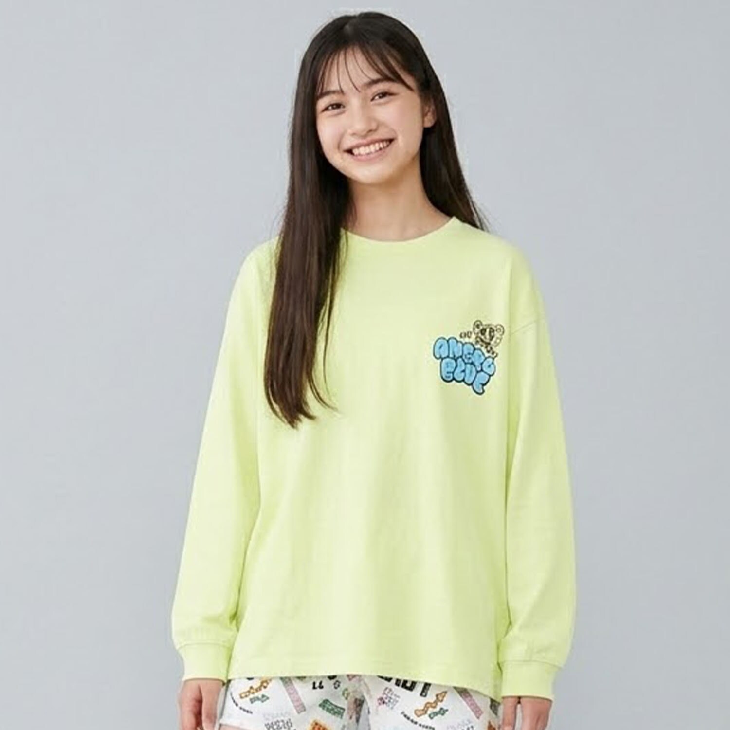 【エンジェルブルー】バックプリントルーズT