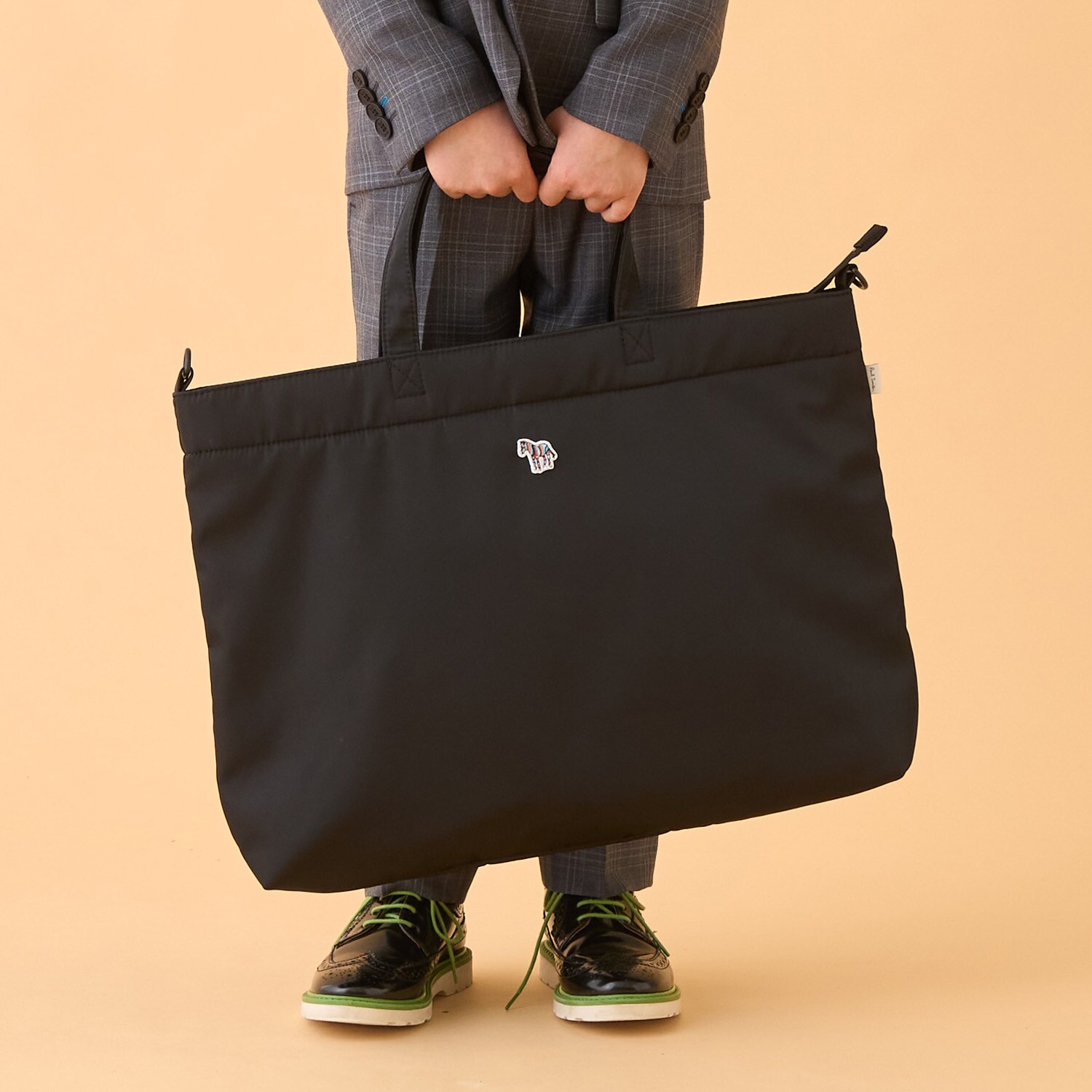 ゼブラワンポイントレッスンバッグ